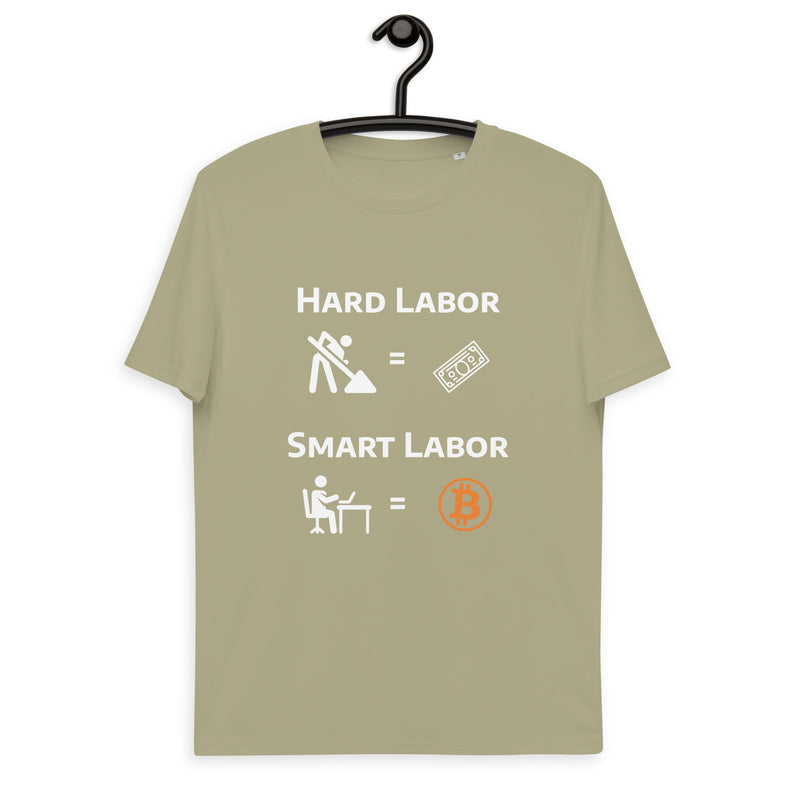 Bitcoin Hard Smart Labor Men's Organic Cotton T-Shirt
