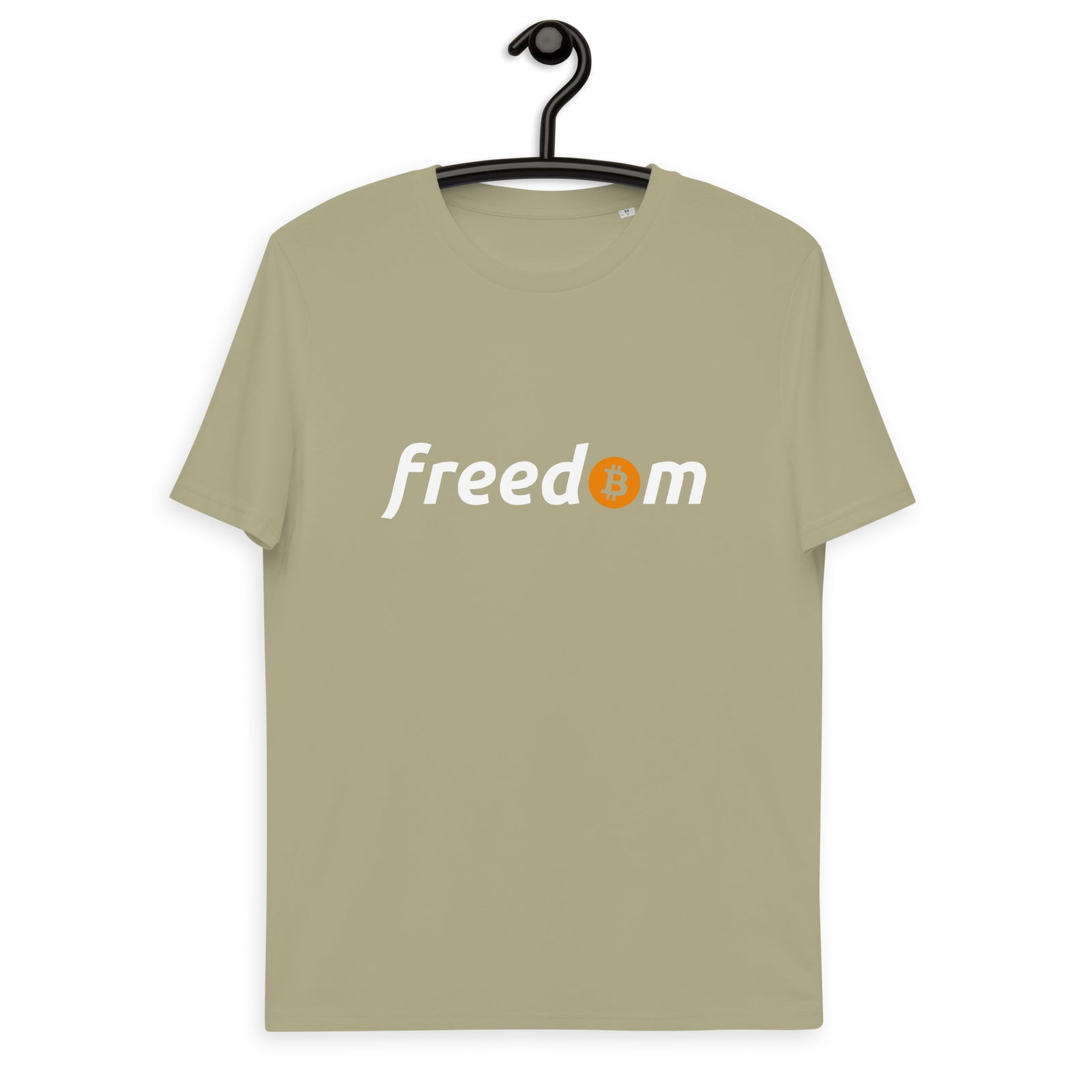Bitcoin Freedom Basic Bio-T-Shirt für Männer