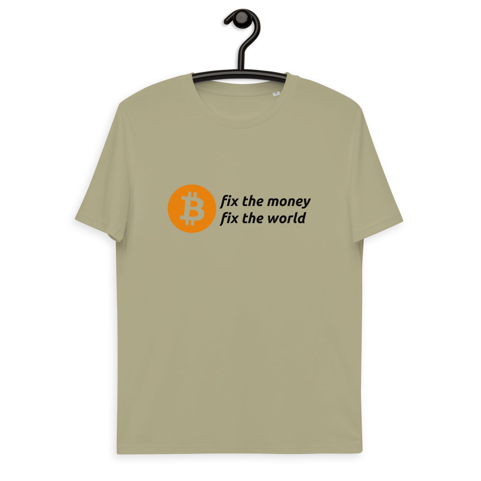 Bitcoin Fix the Money Basic Bio-T-Shirt für Männer