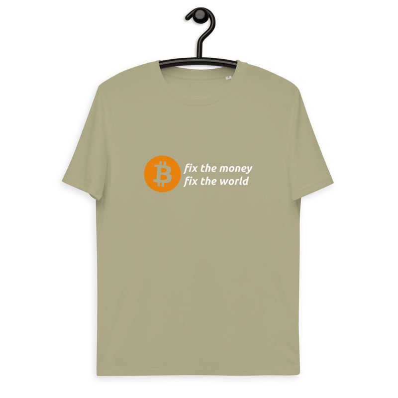 Bitcoin Fix the Money Men's Organic Cotton T-Shirt