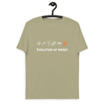 Bitcoin Evolution of Money Men's Organic Cotton T-Shirt