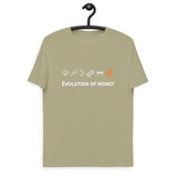 Bitcoin Evolution of Money Men's Organic Cotton T-Shirt