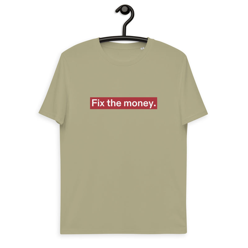 Fix the Money. Men's Organic Cotton | Bitcoin T-Shirt