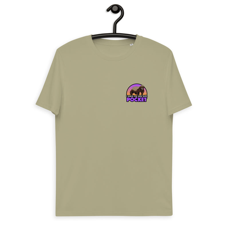 Pocket Bitcoin Honeybadger Men's Organic Cotton T-Shirt