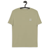 Infinity Divided by 21 Mio Bitcoin Embroidered Men's Organic Cotton T-Shirt