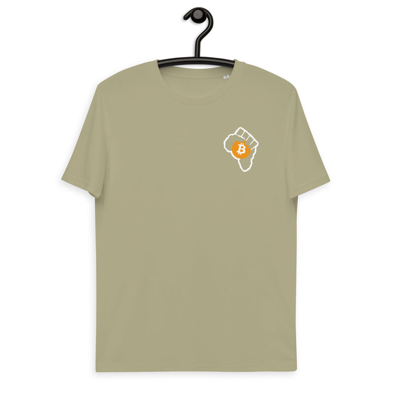 Bitcoin Ekasi Back & Front Men's Organic Cotton T-Shirt