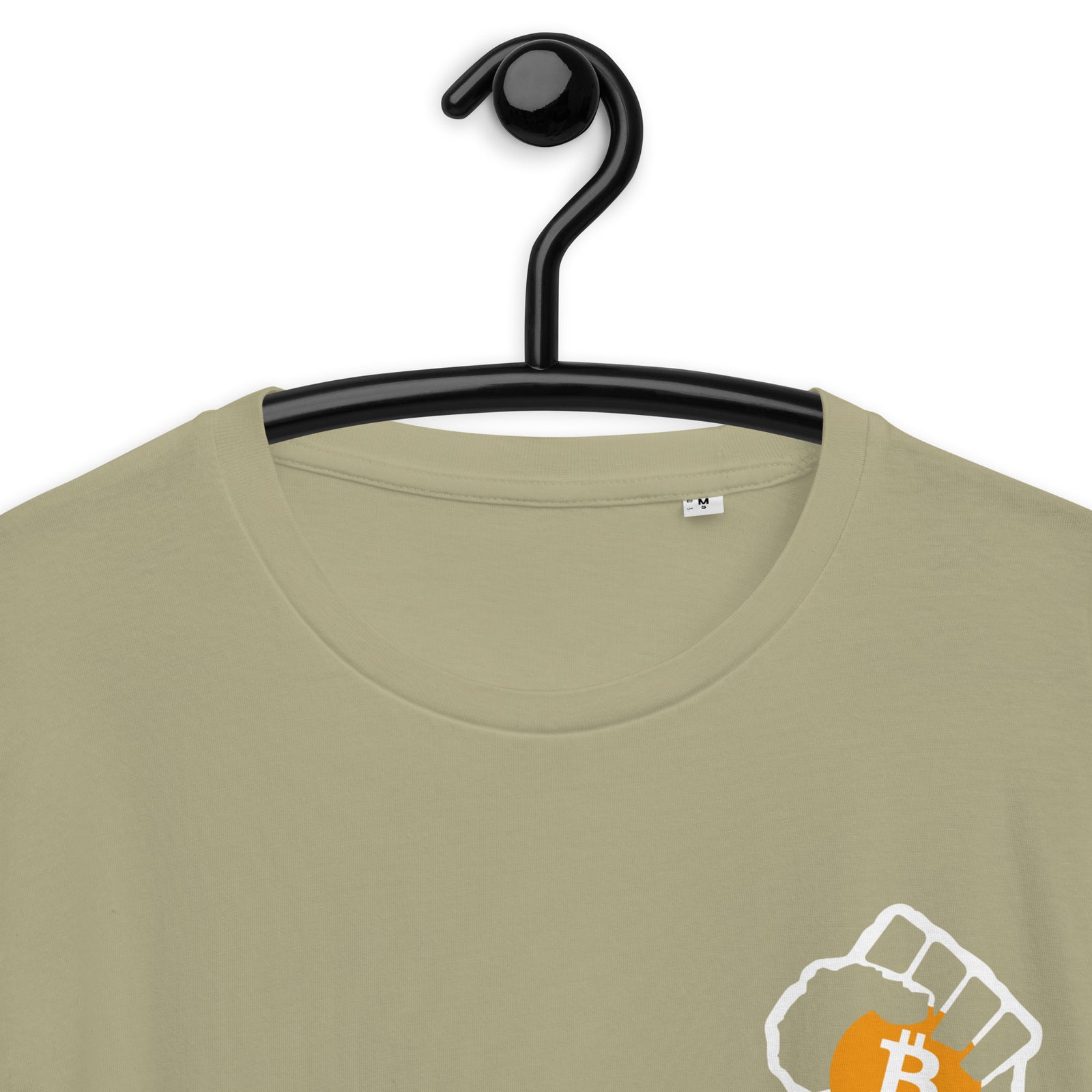 Bitcoin Ekasi Back & Front Men's Organic Cotton T-Shirt
