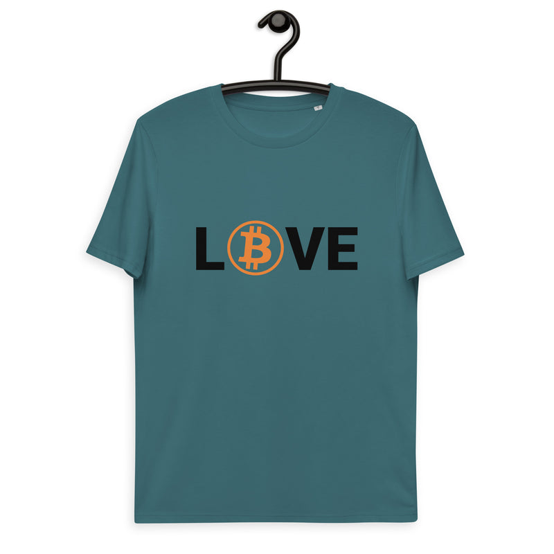 Bitcoin LOVE Men's Organic Cotton T-Shirt