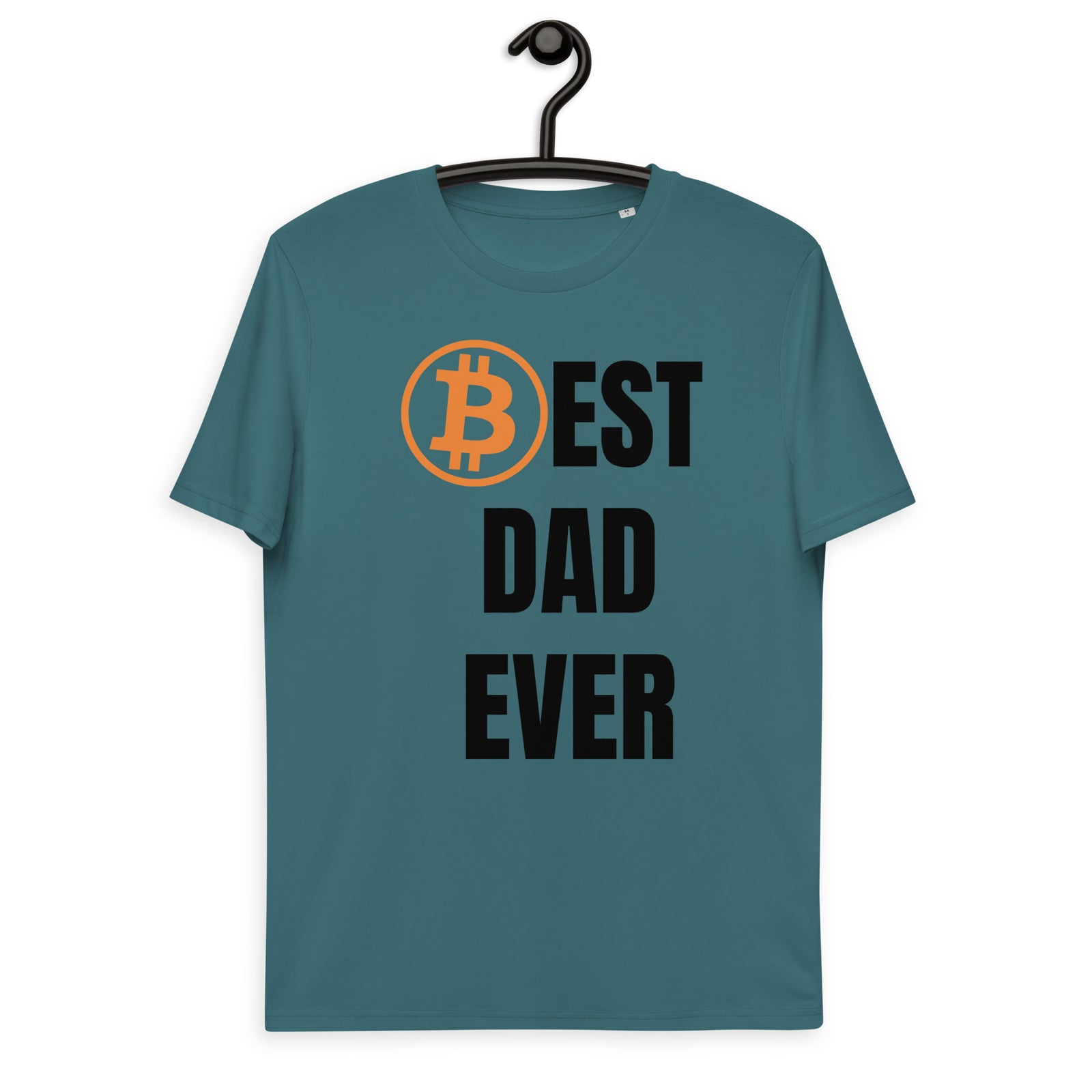 Bitcoin Family DAD Basic Bio-T-Shirt für Männer