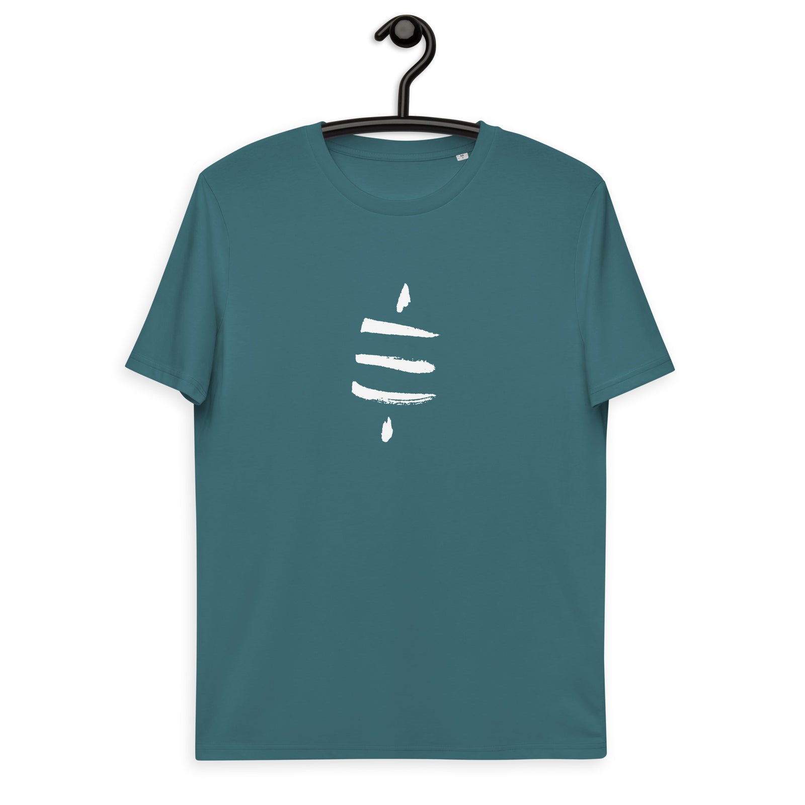 Bitcoin Satsymbol Back & Front Men's Organic Cotton T-Shirt