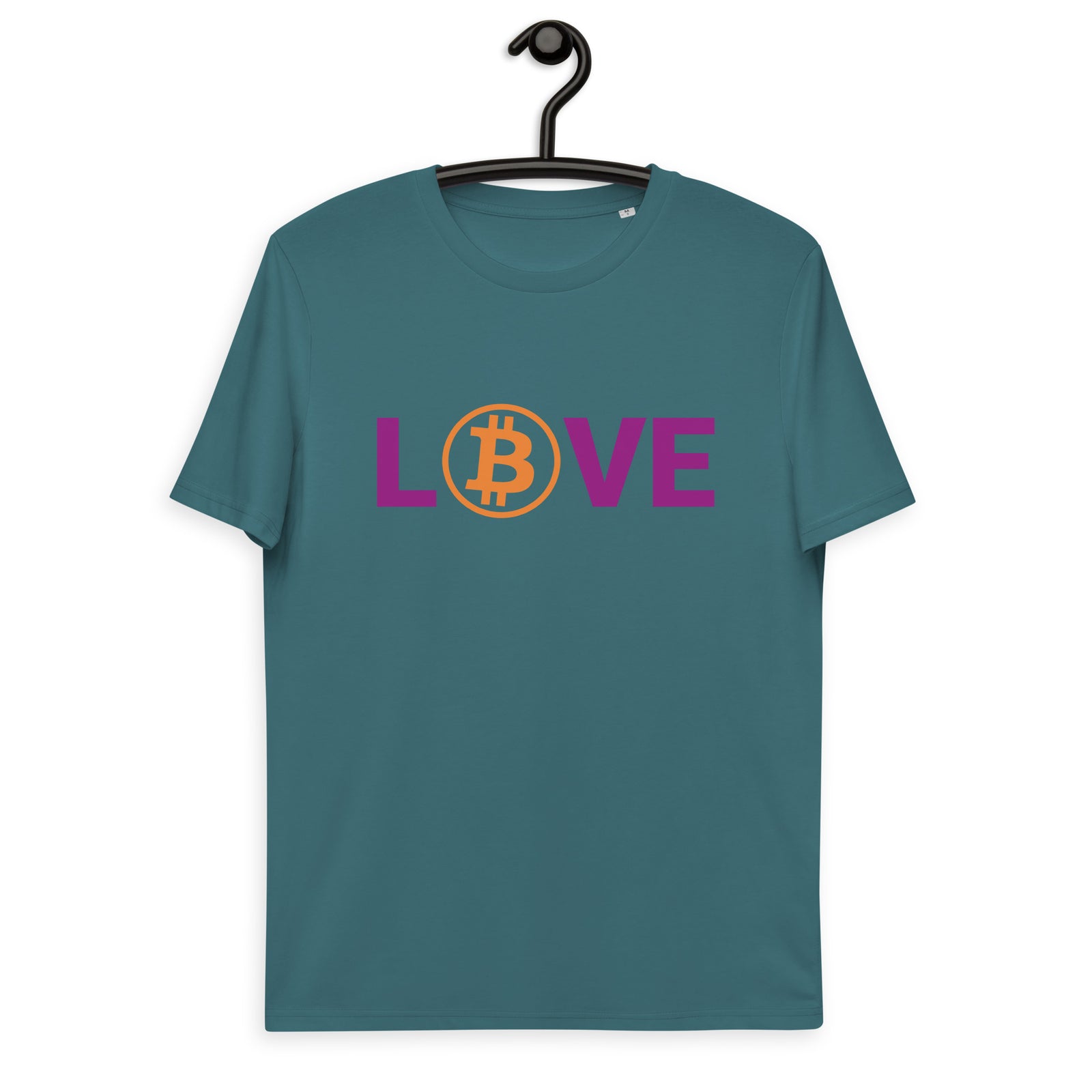 Bitcoin LOVE Men's Organic Cotton T-Shirt