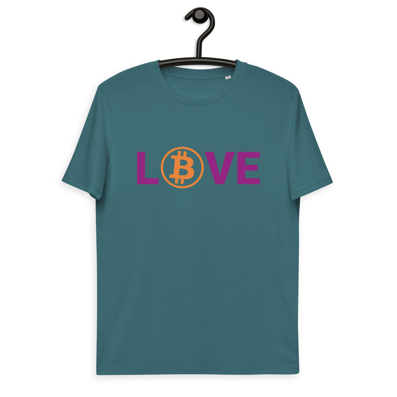Bitcoin LOVE Men's Organic Cotton T-Shirt