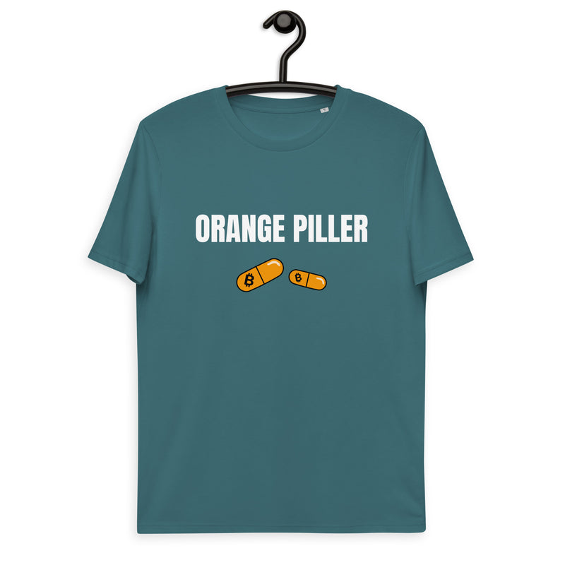 Bitcoin Orange Piller Basic Bio-T-Shirt für Männer