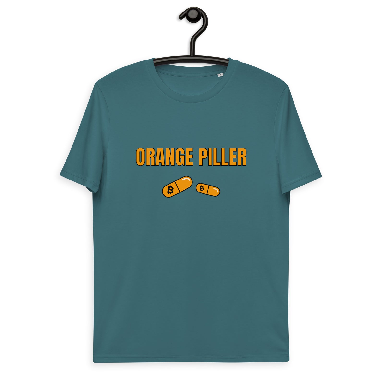 Bitcoin Orange Piller Men's Organic Cotton T-Shirt