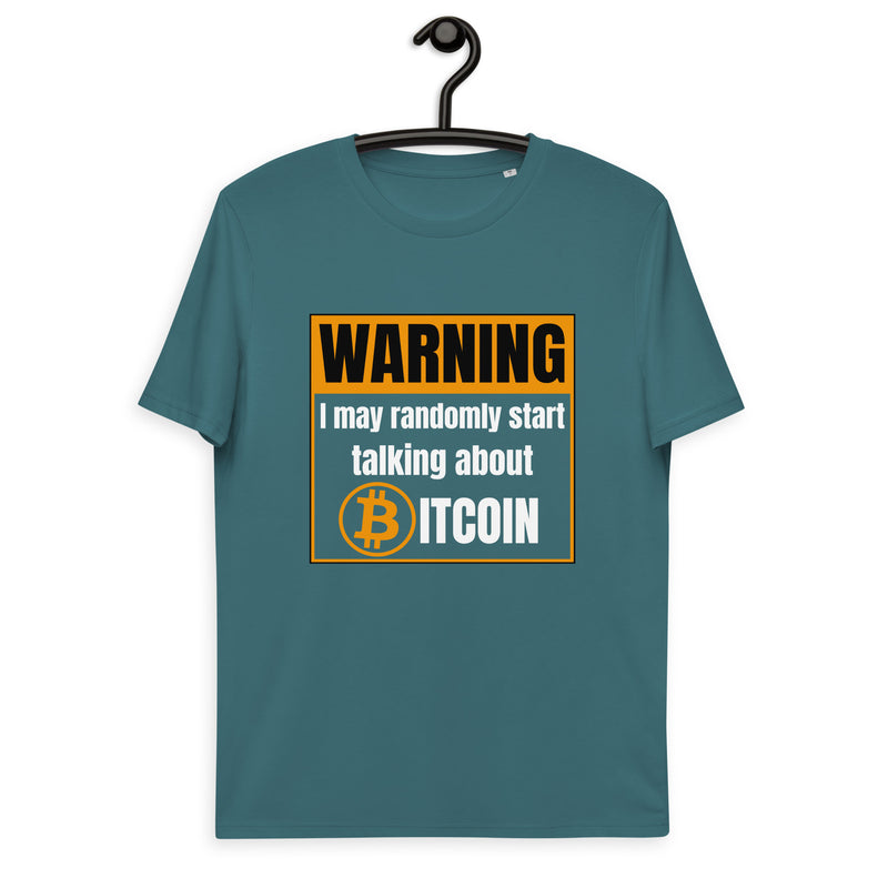 Bitcoin Warning Men's Organic Cotton T-Shirt