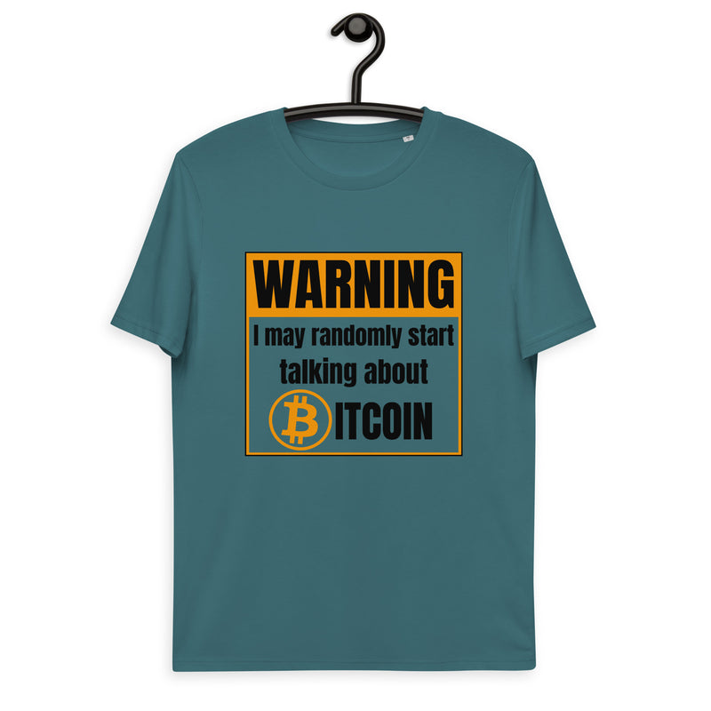 Bitcoin Warning Men's Organic Cotton T-Shirt