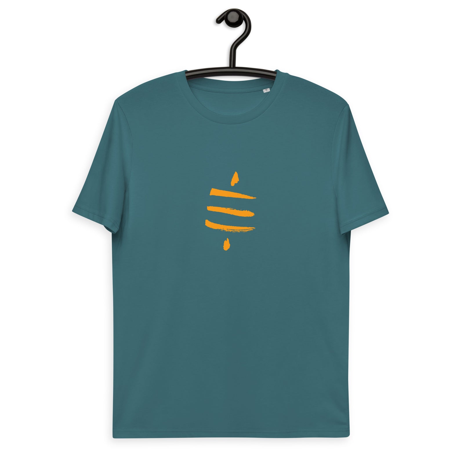 Bitcoin Satsymbol Basic Bio-T-Shirt für Männer