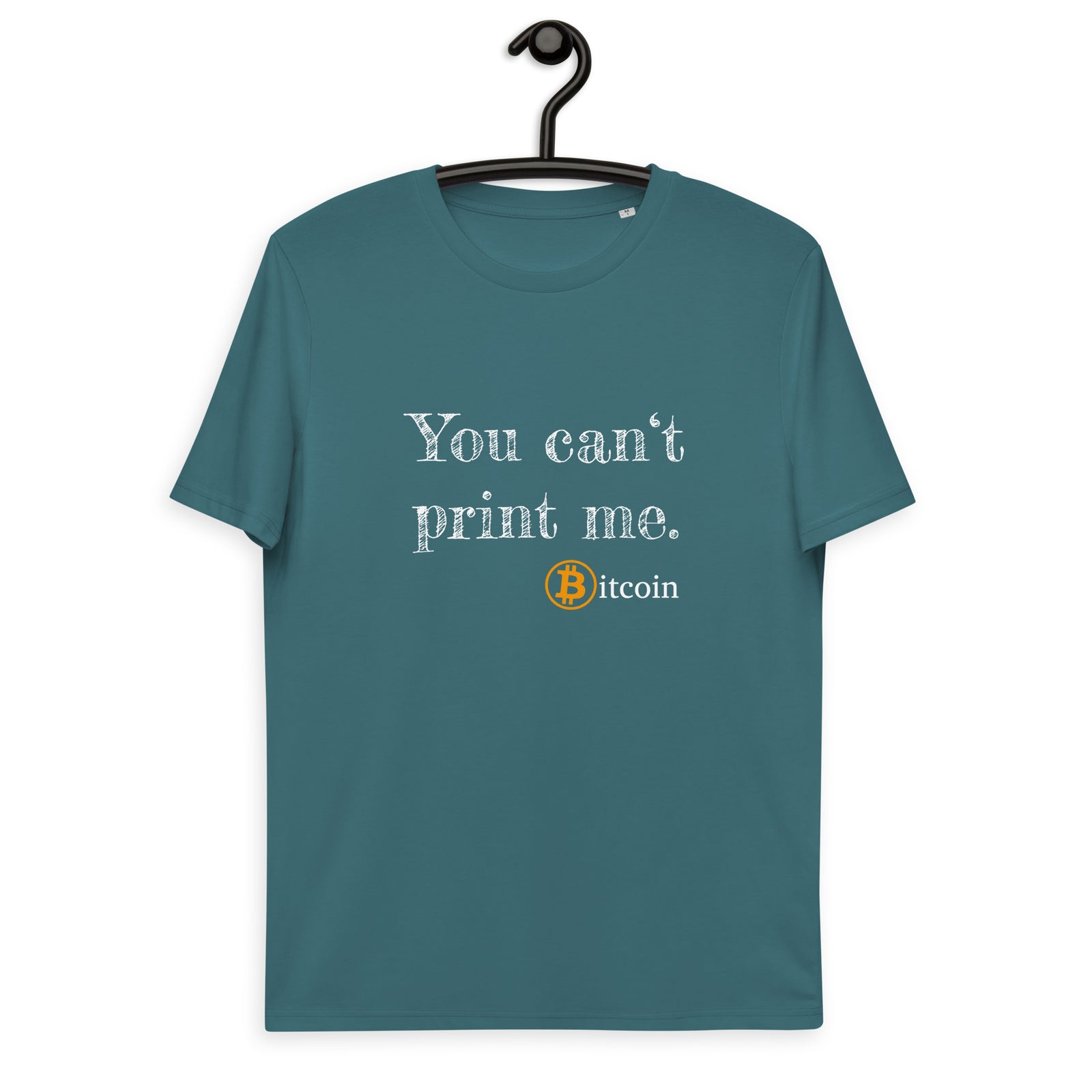 Bitcoin Print Men's Organic Cotton T-Shirt