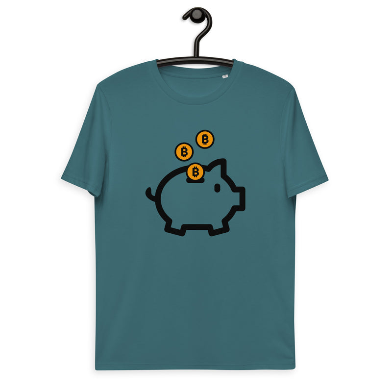 Bitcoin Piggy Bank Men's Organic Cotton T-Shirt
