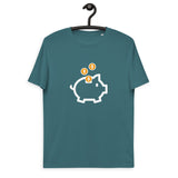 Bitcoin Piggy Bank Men's Organic Cotton T-Shirt