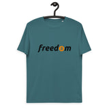 Bitcoin Freedom Basic Bio-T-Shirt für Männer