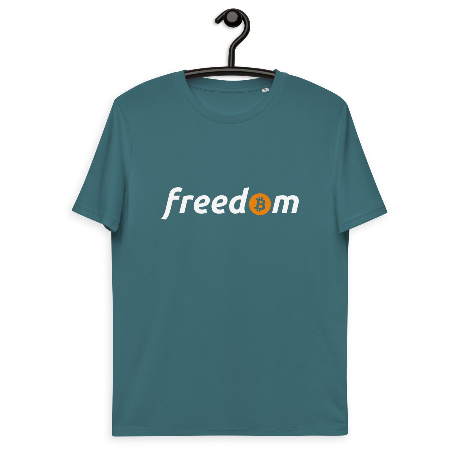 Bitcoin Freedom Basic Bio-T-Shirt für Männer