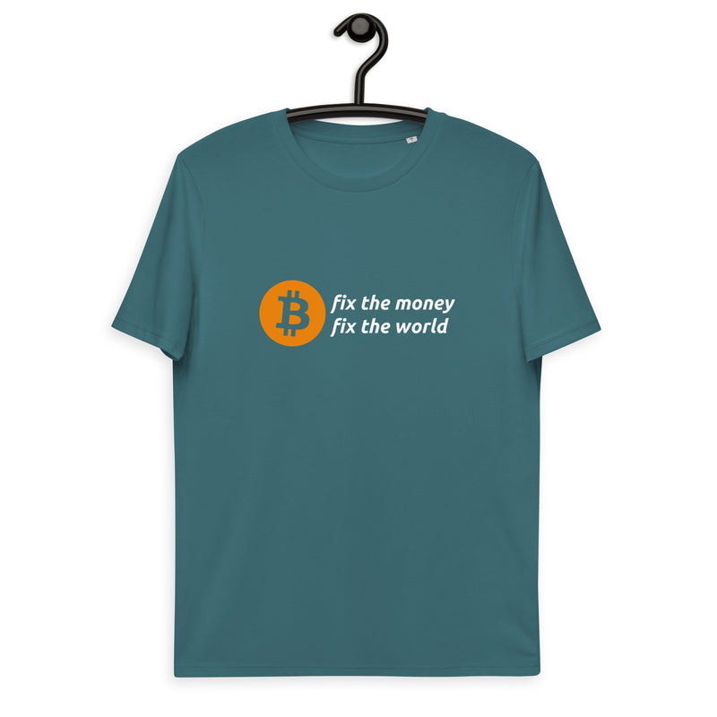 Bitcoin Fix the Money Men's Organic Cotton T-Shirt