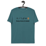 Bitcoin Evolution of Money Basic Bio-T-Shirt für Männer