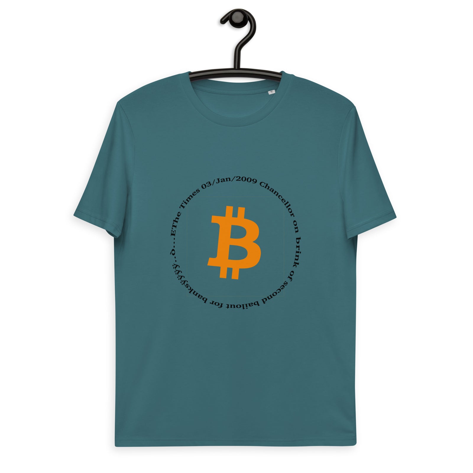 Bitcoin Symbol Men's Organic Cotton T-Shirt
