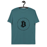 Bitcoin Symbol Men's Organic Cotton T-Shirt