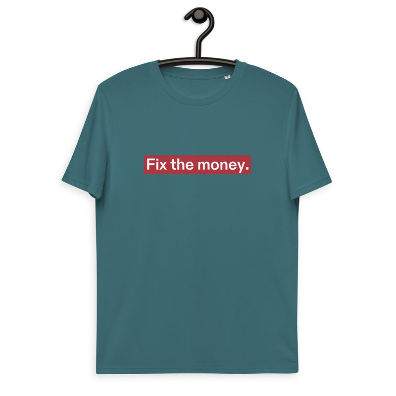 Fix the Money. Men's Organic Cotton | Bitcoin T-Shirt