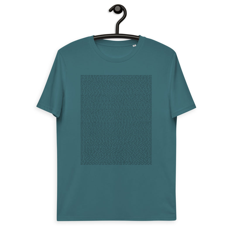 BIP-39 Words Men's Organic Cotton | Bitcoin T-Shirt