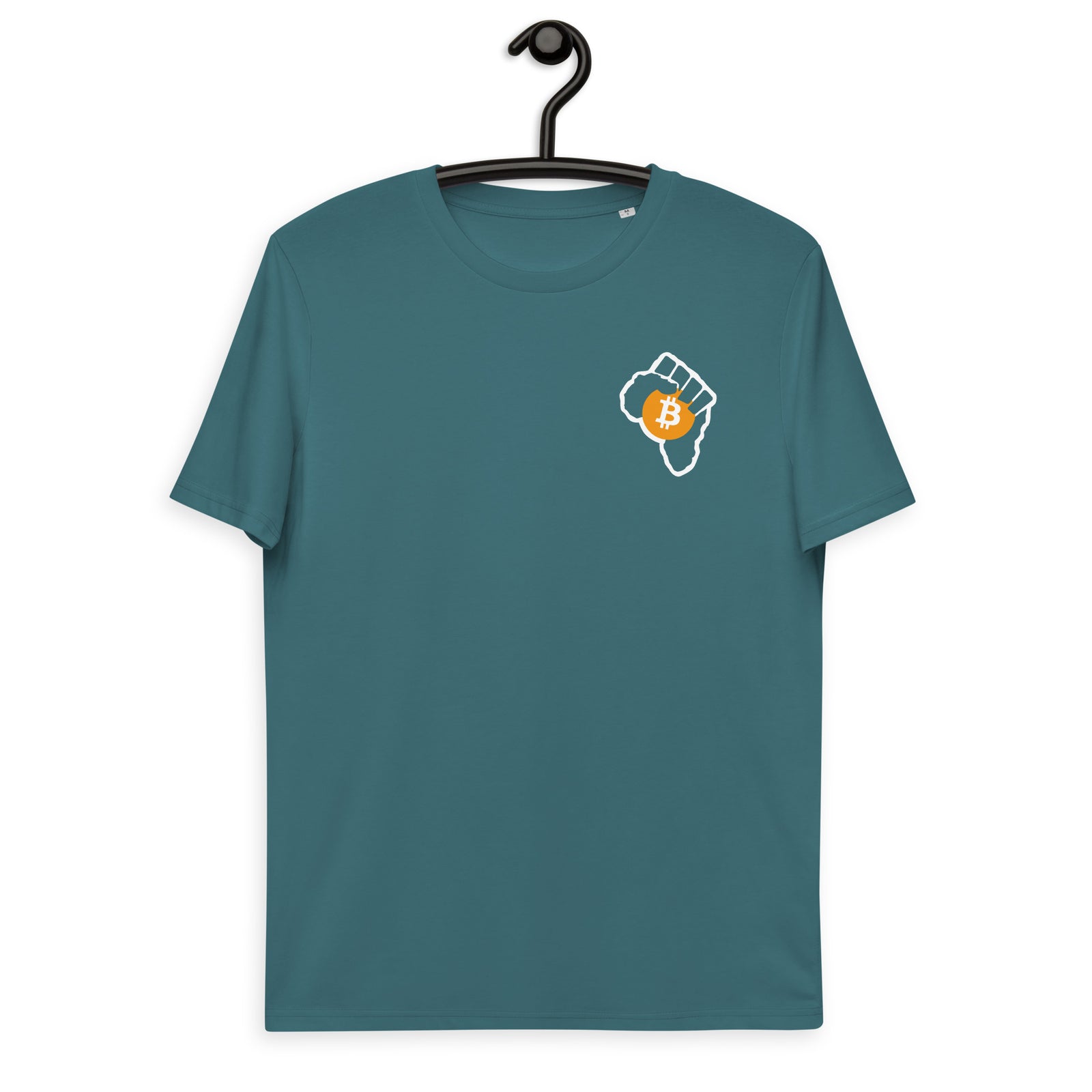 Bitcoin Ekasi Back & Front Men's Organic Cotton T-Shirt