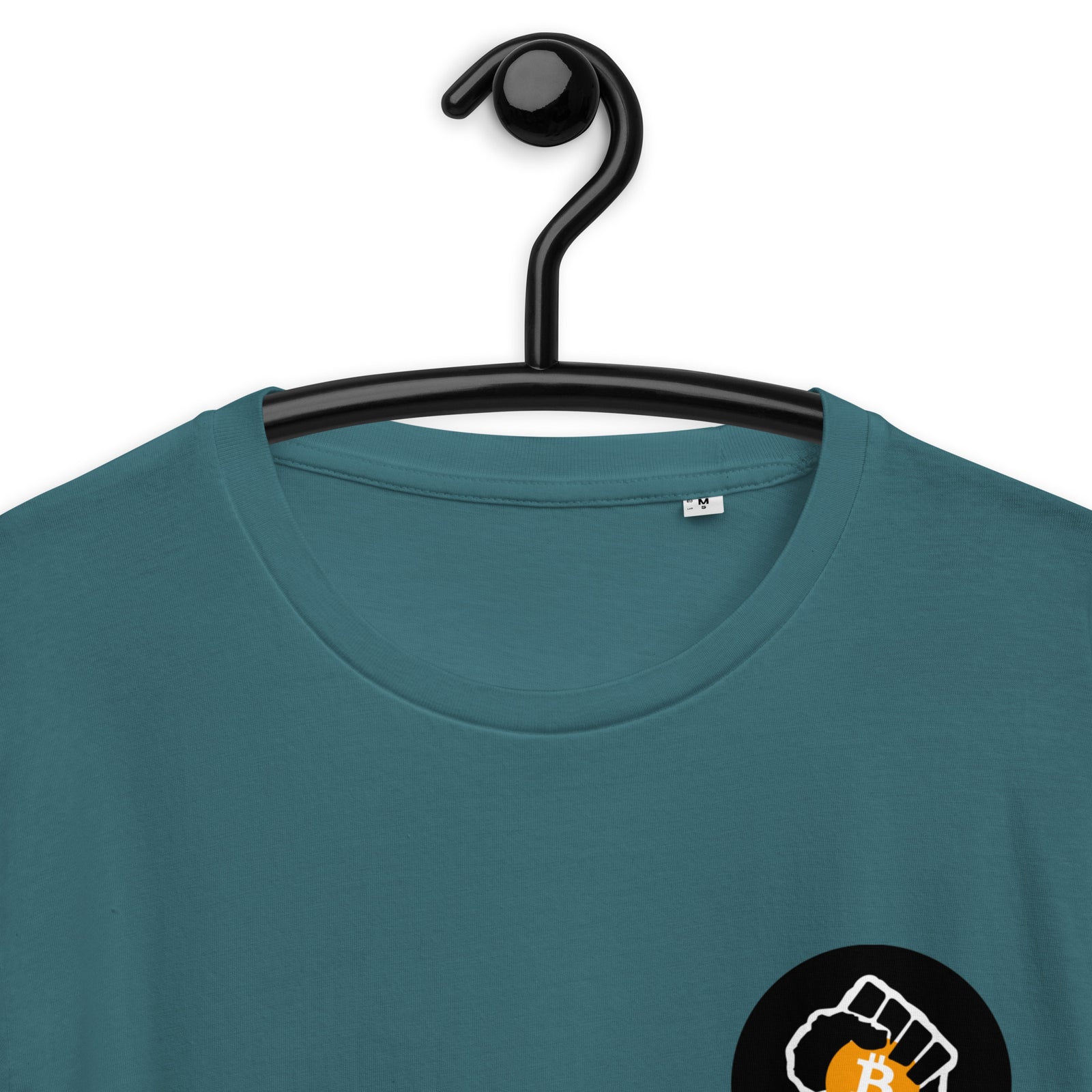 Bitcoin Ekasi Back & Front Men's Organic Cotton T-Shirt