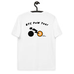 BTC POW Tour Front Embroidered & Back Printed Men's Organic Cotton T-Shirt