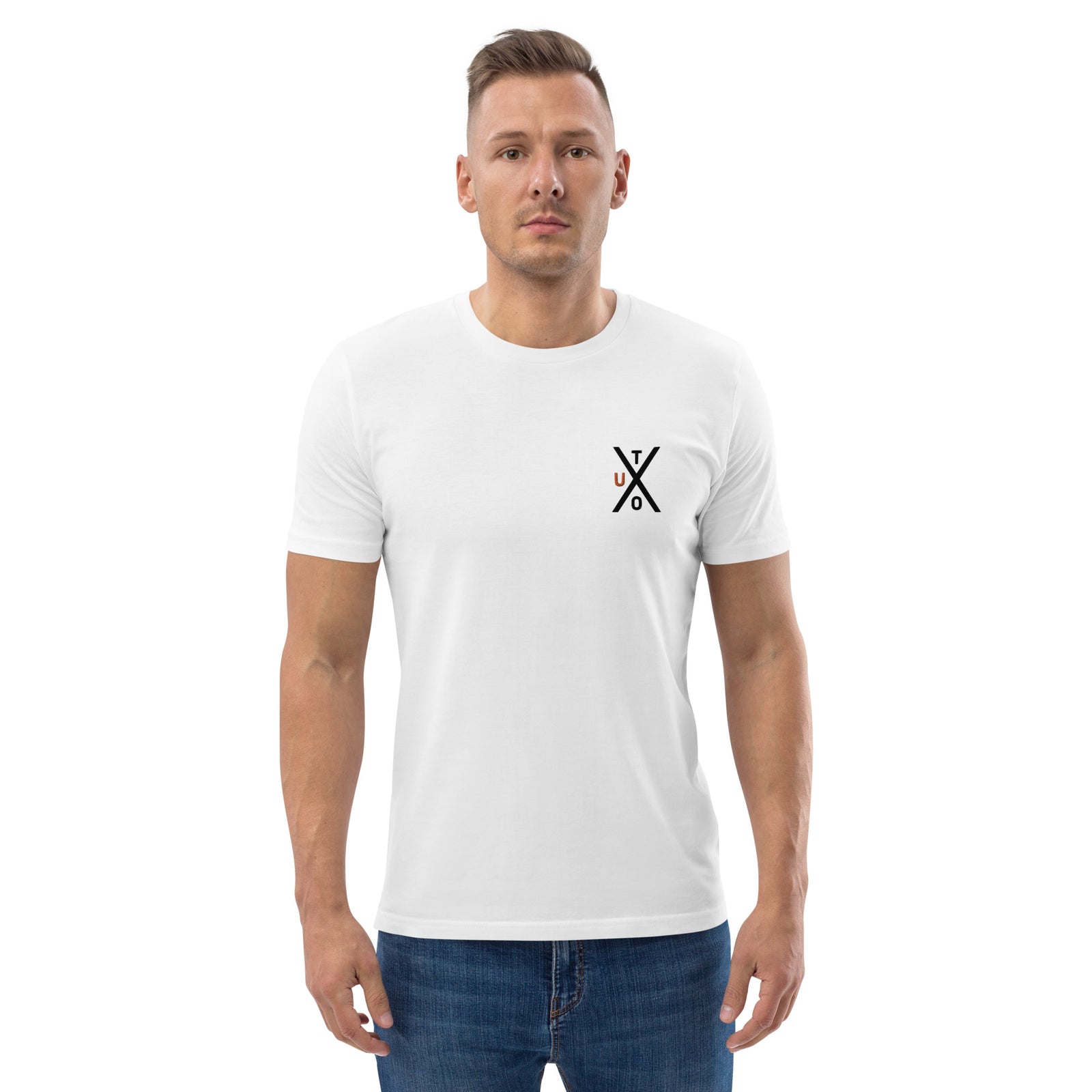 UTXO Embroidered Men's Organic Cotton | Bitcoin T-Shirt