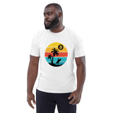 Bitcoin Retro Surfing Men's Organic Cotton T-Shirt