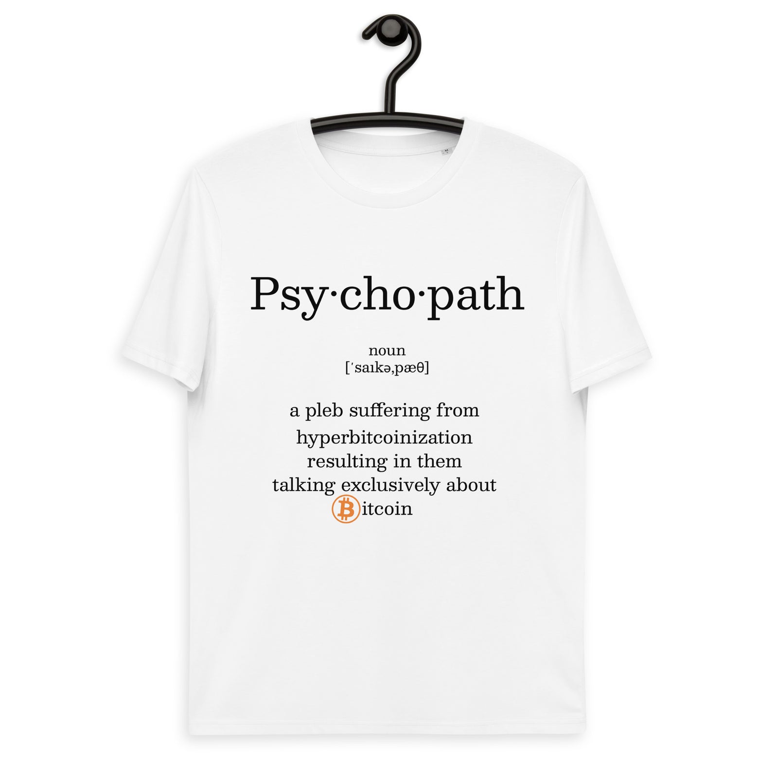 Bitcoin Psychopath Basic Bio-T-Shirt für Männer