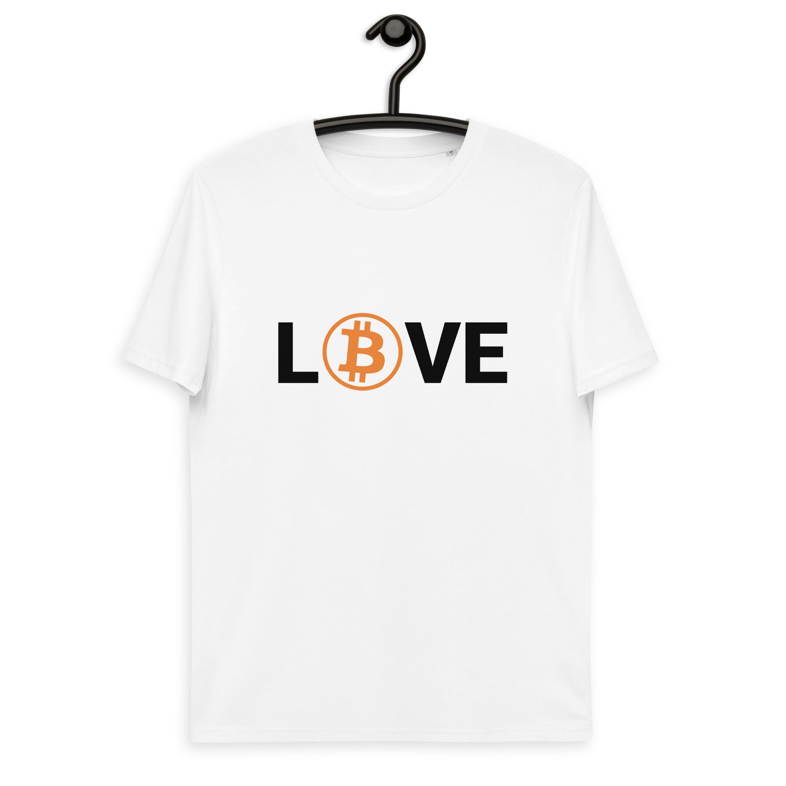 Bitcoin LOVE Men's Organic Cotton T-Shirt