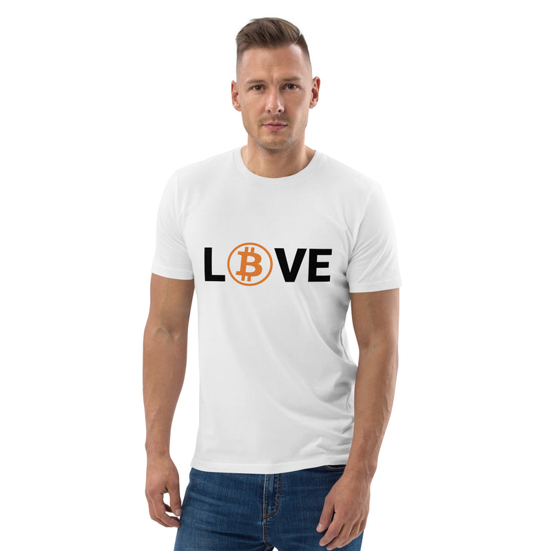 Bitcoin LOVE Men's Organic Cotton T-Shirt