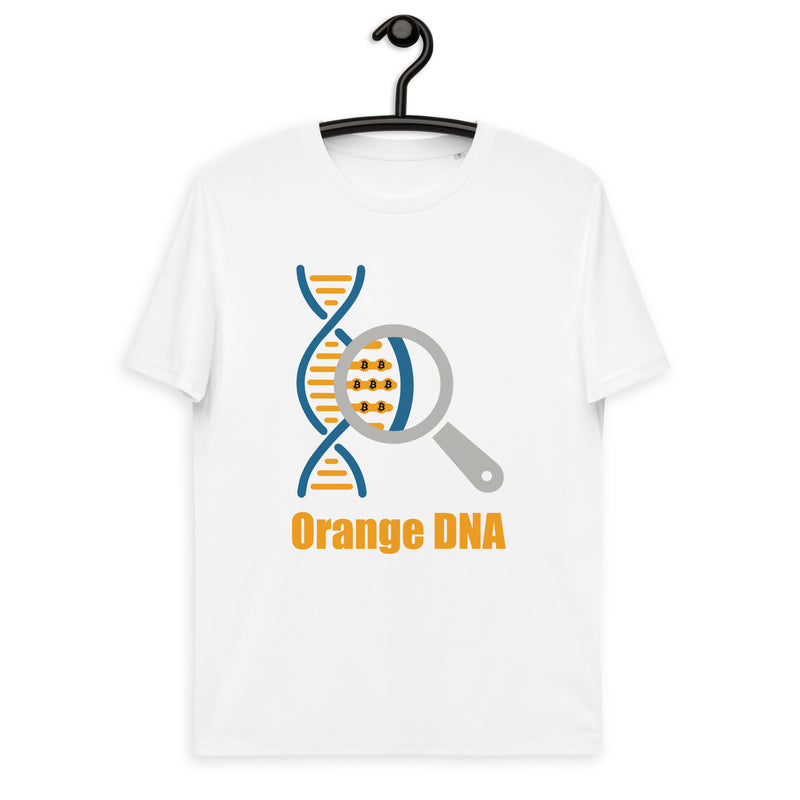 Bitcoin Orange DNA Men's Organic Cotton T-Shirt