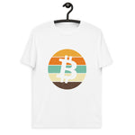 Bitcoin Retro Basic Bio-T-Shirt für Herren