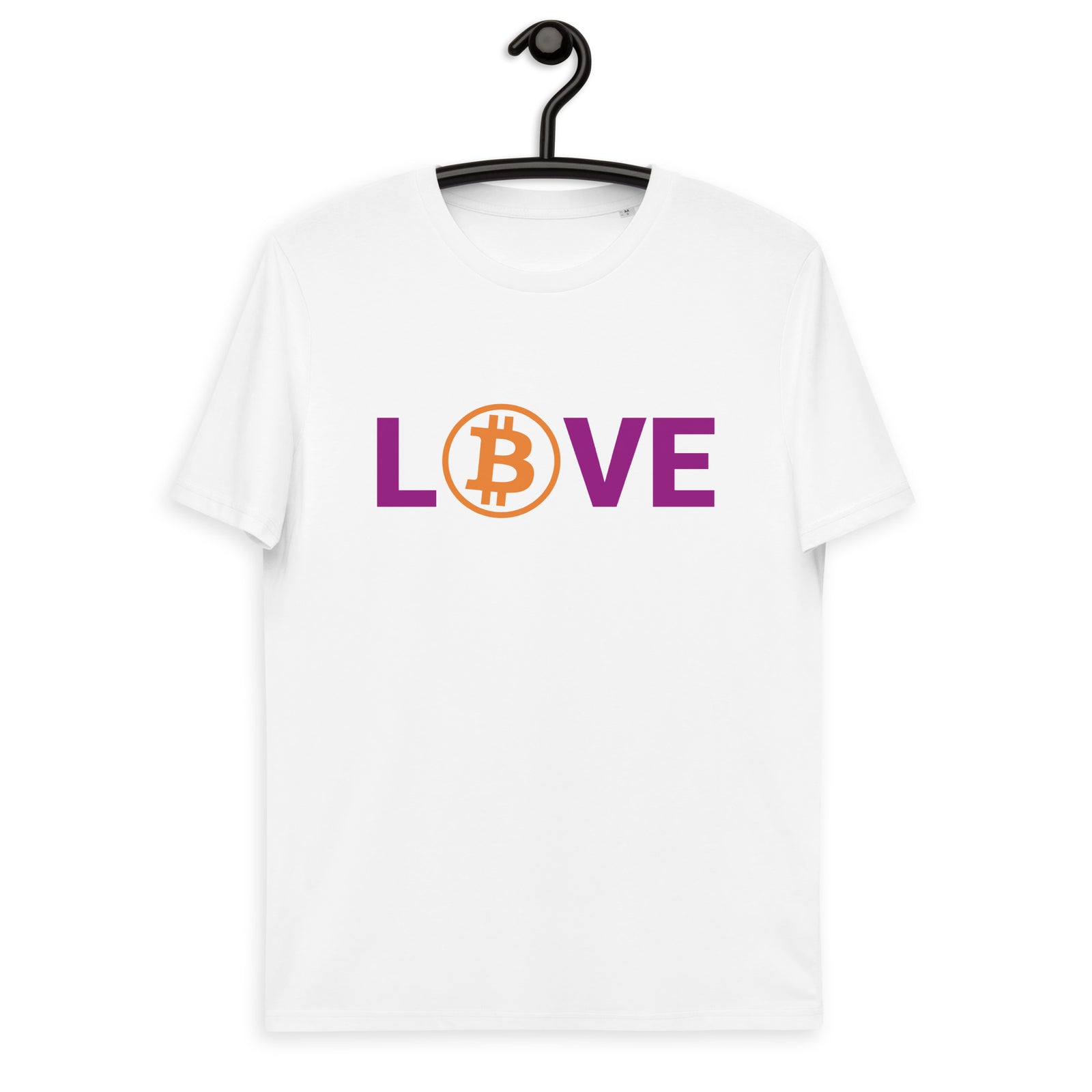 Bitcoin LOVE Men's Organic Cotton T-Shirt