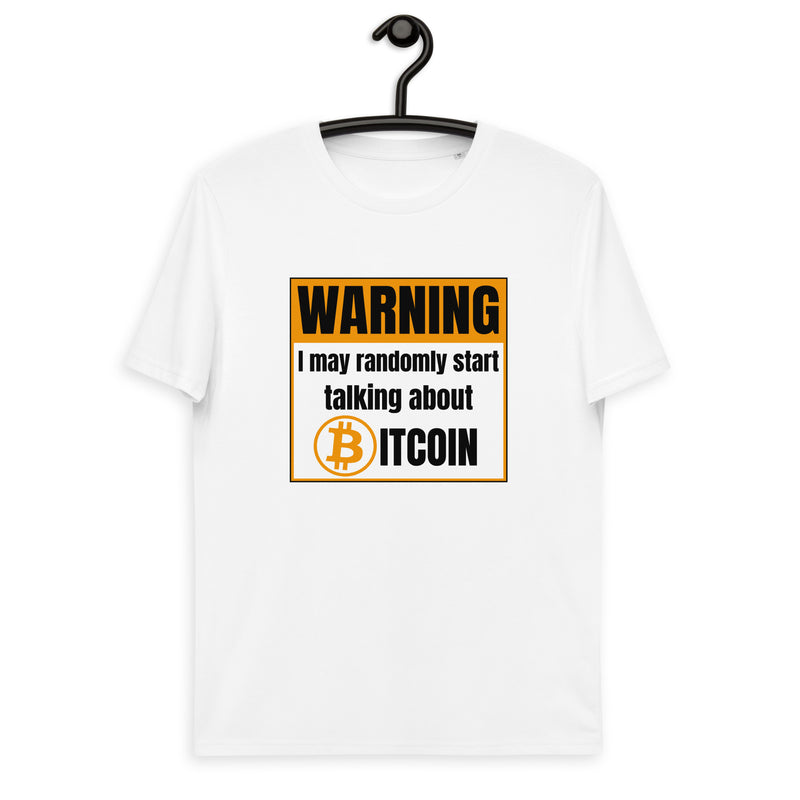 Bitcoin Warning Men's Organic Cotton T-Shirt