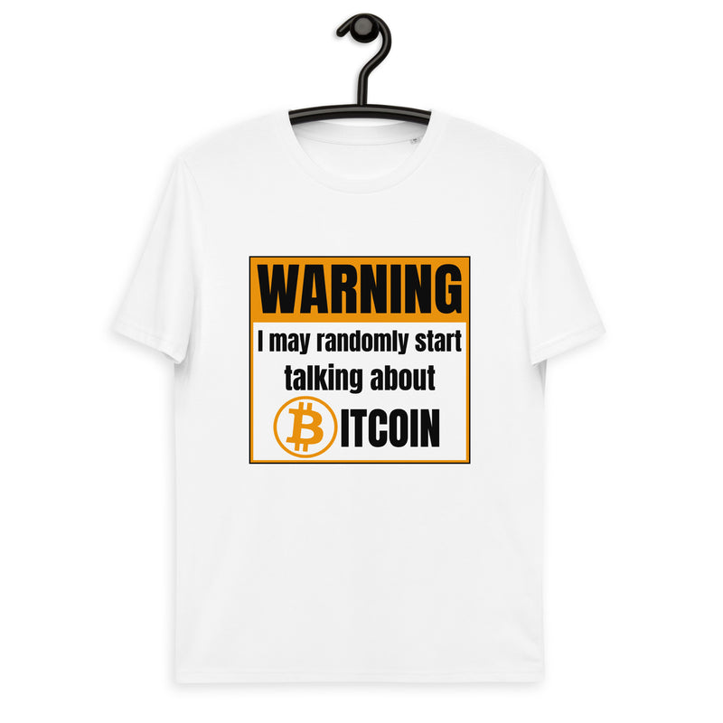 Bitcoin Warning Men's Organic Cotton T-Shirt
