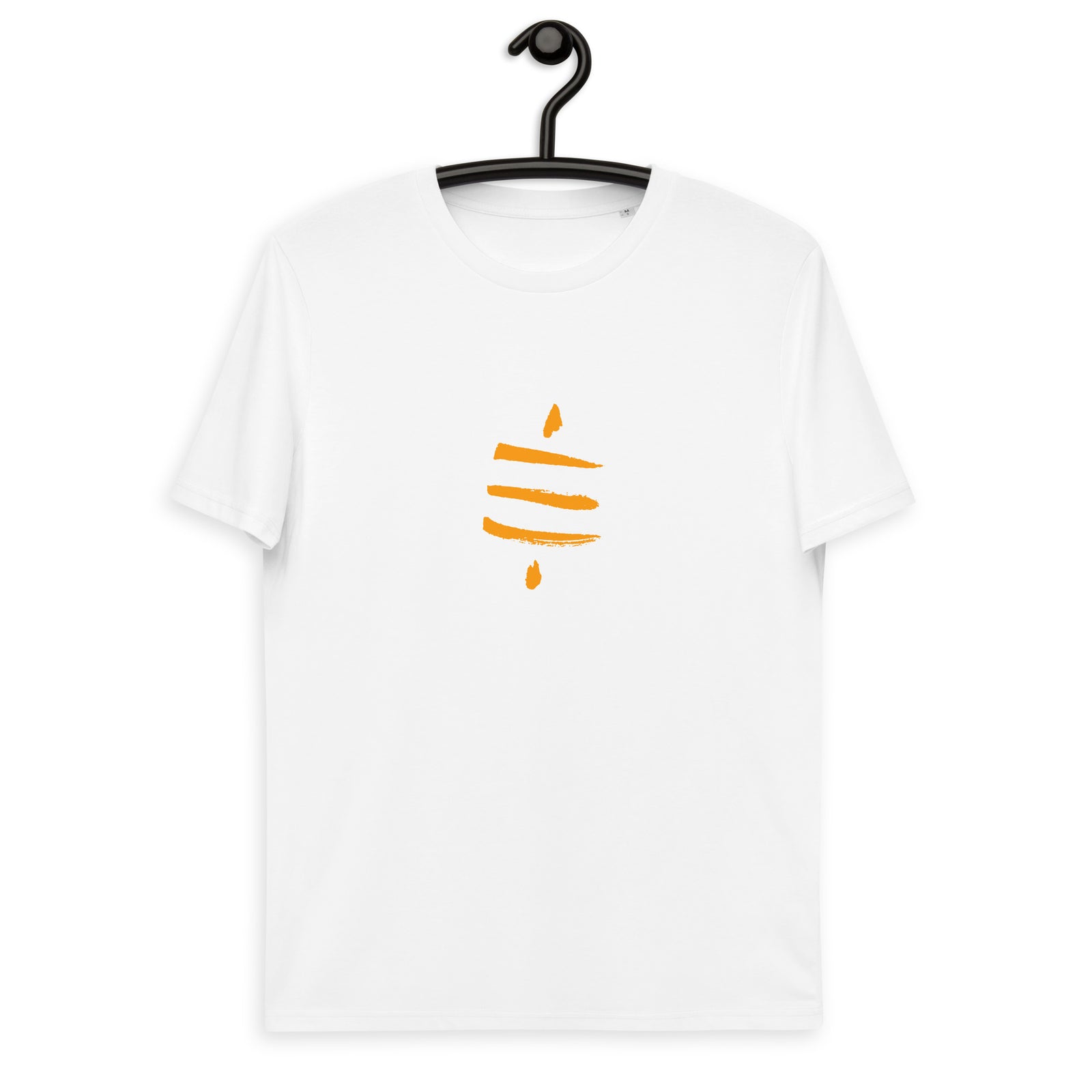 Bitcoin Satsymbol Basic Bio-T-Shirt für Männer