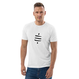 Bitcoin Satsymbol Basic Bio-T-Shirt für Männer