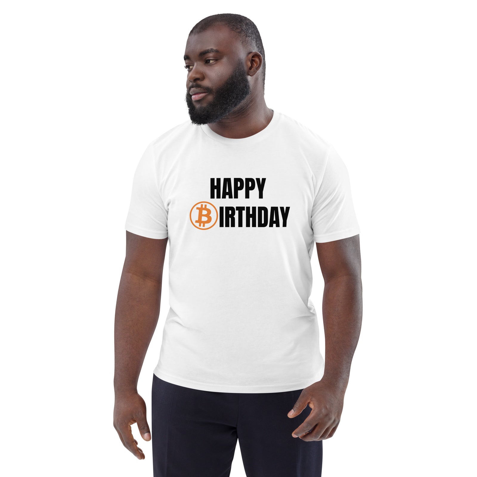 Happy Birthday Bitcoin Men's Organic Cotton T-Shirt