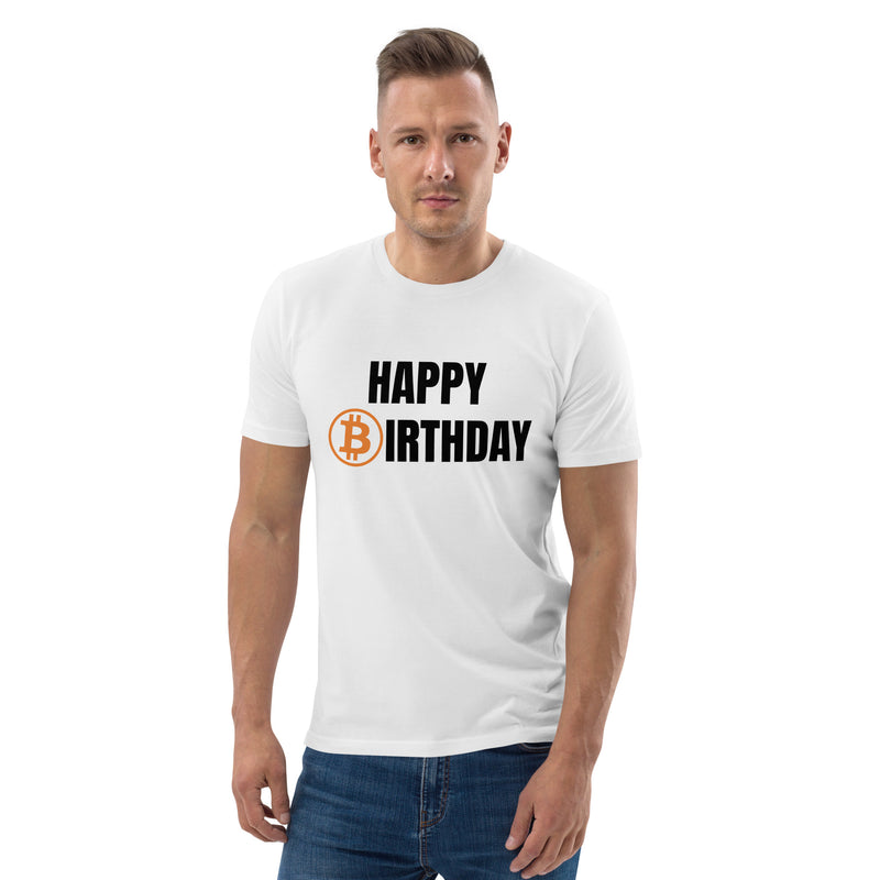 Happy Birthday Bitcoin Men's Organic Cotton T-Shirt