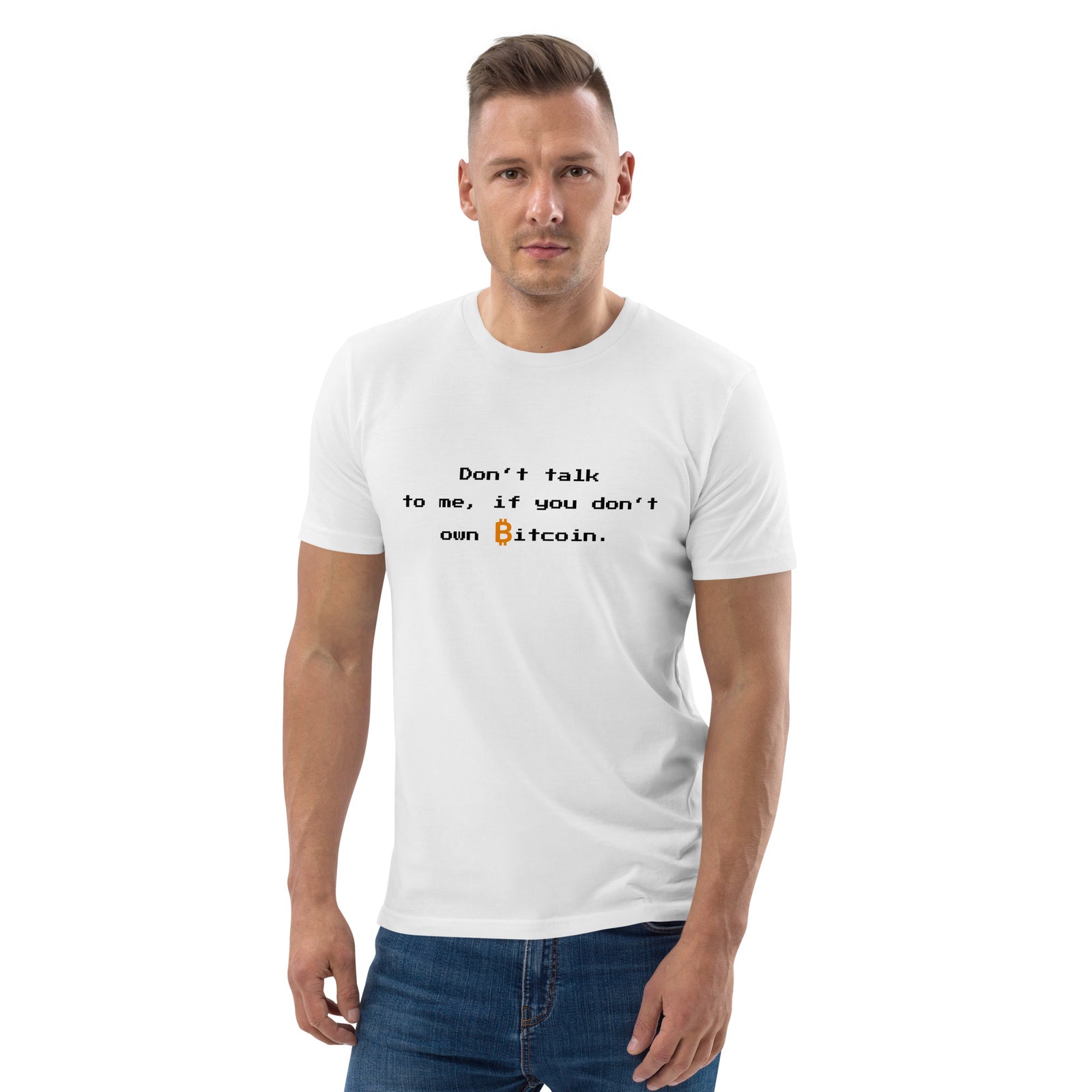 Bitcoin Talk Men's Organic Cotton T-Shirt
